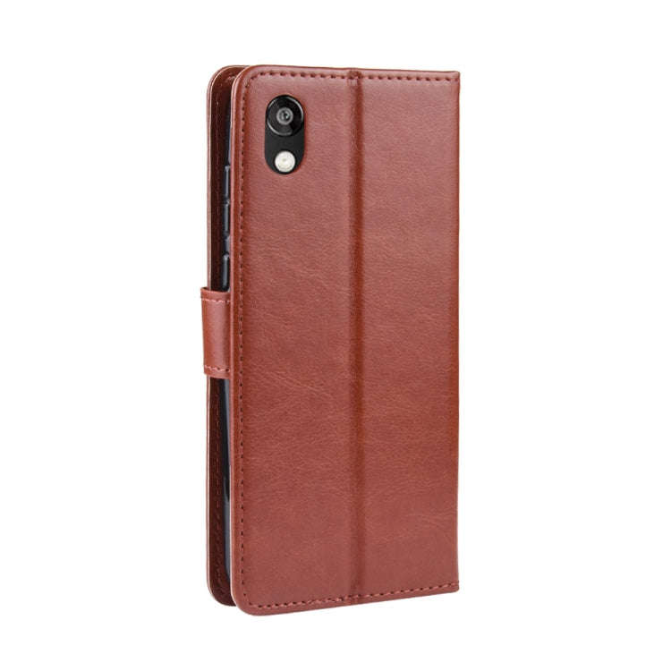Retro Crazy Horse Texture Horizontal Flip Leather Case for Huawei Y5 (2019), with Holder & Card S...