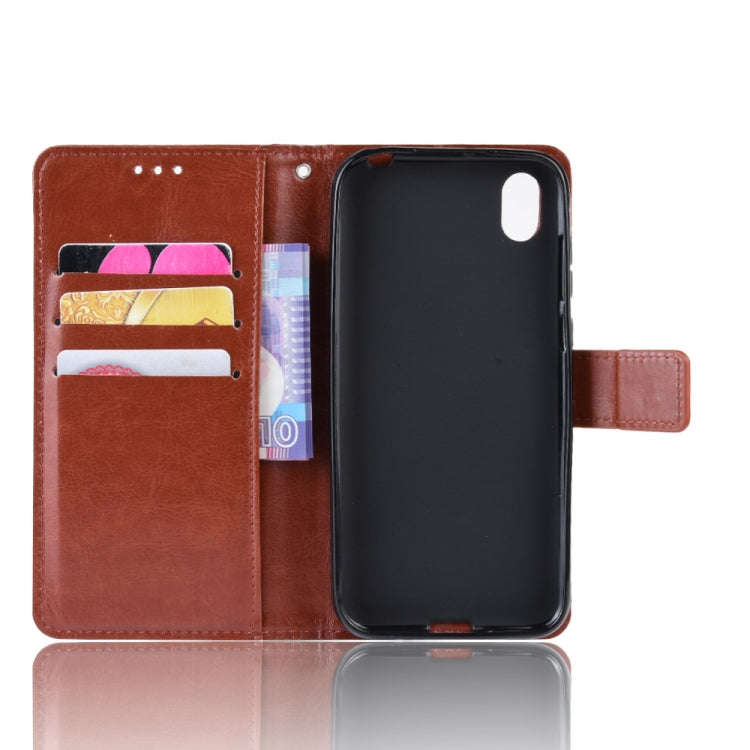 Retro Crazy Horse Texture Horizontal Flip Leather Case for Huawei Y5 (2019), with Holder & Card S...