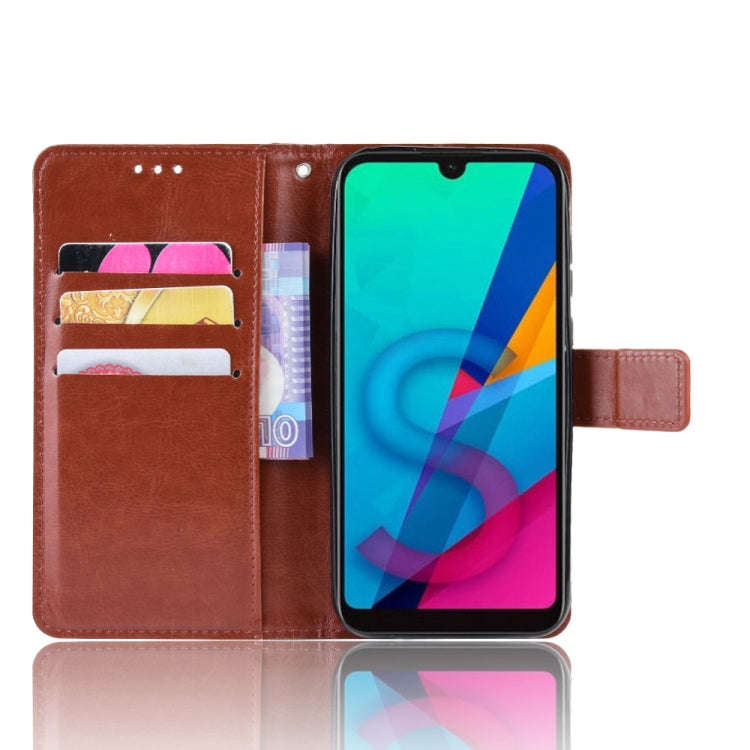 Retro Crazy Horse Texture Horizontal Flip Leather Case for Huawei Y5 (2019), with Holder & Card S...