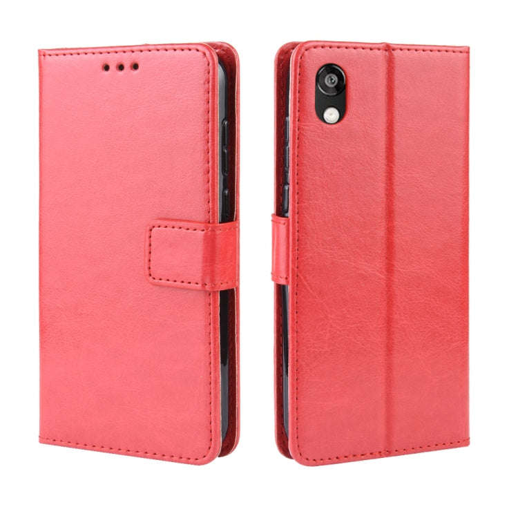 Retro Crazy Horse Texture Horizontal Flip Leather Case for Huawei Y5 (2019), with Holder & Card S...