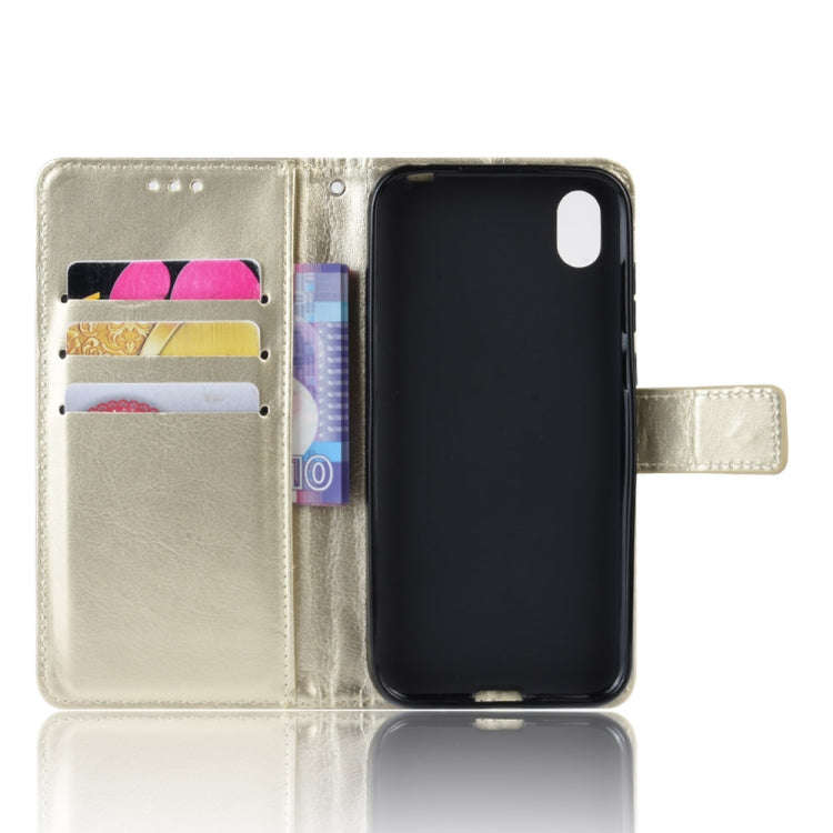 Retro Crazy Horse Texture Horizontal Flip Leather Case for Huawei Y5 (2019), with Holder & Card S...
