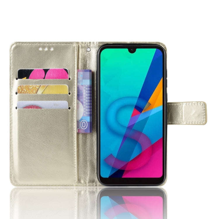Retro Crazy Horse Texture Horizontal Flip Leather Case for Huawei Y5 (2019), with Holder & Card S...