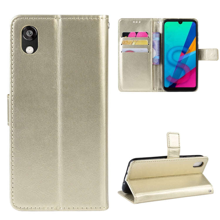 Retro Crazy Horse Texture Horizontal Flip Leather Case for Huawei Y5 (2019), with Holder & Card S...