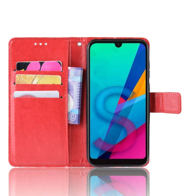 Retro Crazy Horse Texture Horizontal Flip Leather Case for Huawei Honor 8S, with Holder & Card Sl...