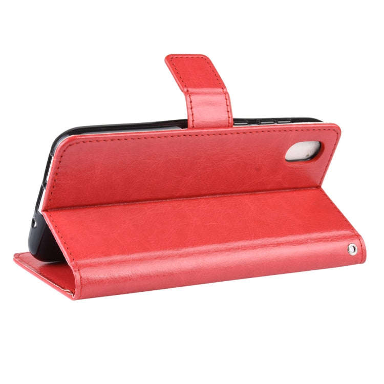 Retro Crazy Horse Texture Horizontal Flip Leather Case for Huawei Honor 8S, with Holder & Card Sl...