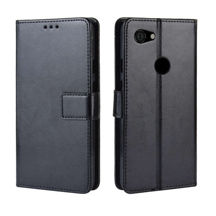 Retro Crazy Horse Texture Horizontal Flip Leather Case for Google Pixel 3a XL  , with Holder & Ca...