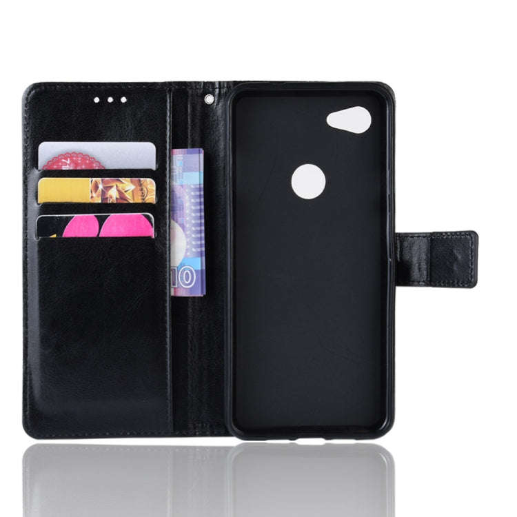 Retro Crazy Horse Texture Horizontal Flip Leather Case for Google Pixel 3a XL  , with Holder & Ca...