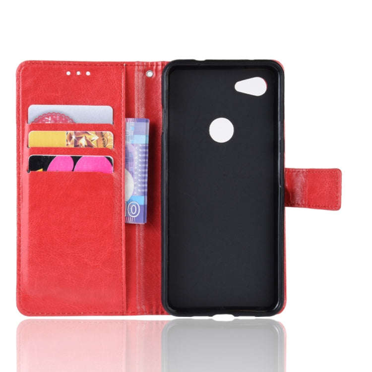 Retro Crazy Horse Texture Horizontal Flip Leather Case for Google Pixel 3a XL  , with Holder & Ca...
