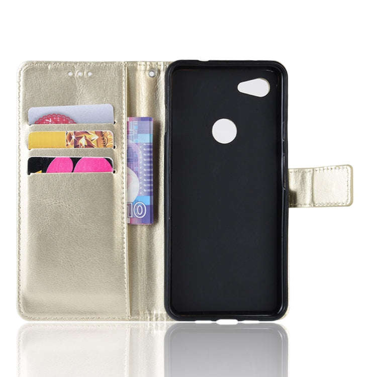 Retro Crazy Horse Texture Horizontal Flip Leather Case for Google Pixel 3a XL  , with Holder & Ca...