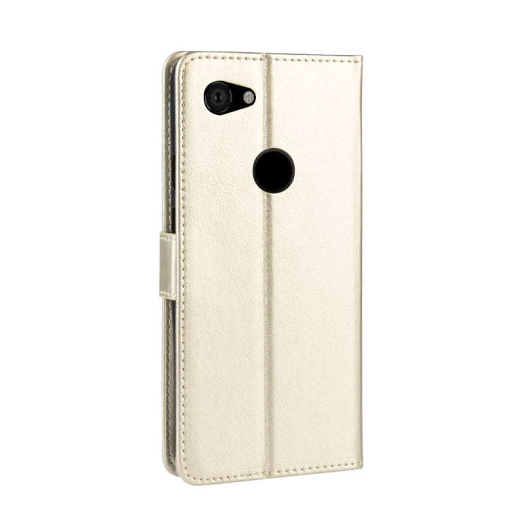 Retro Crazy Horse Texture Horizontal Flip Leather Case for Google Pixel 3a XL  , with Holder & Ca...