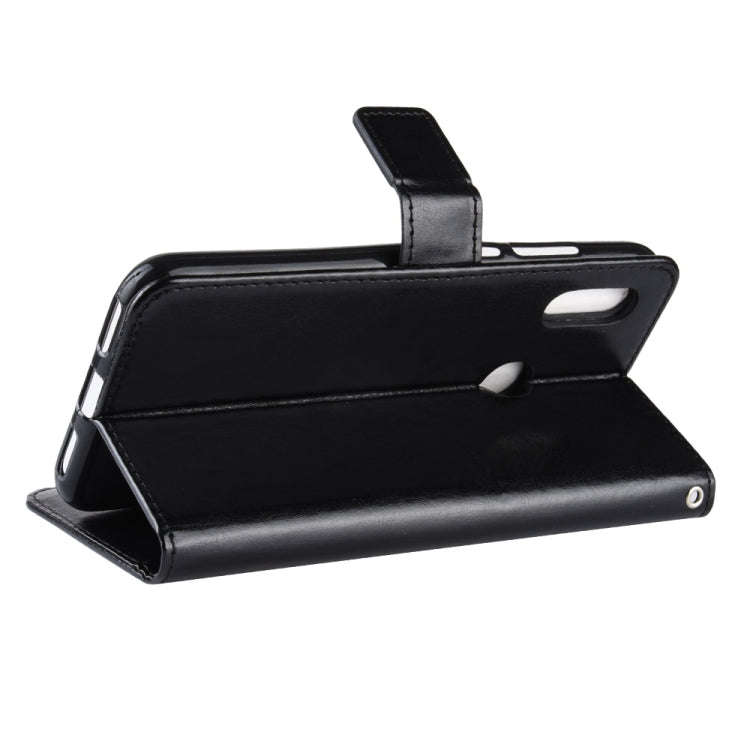 Retro Crazy Horse Texture Horizontal Flip Leather Case for Huawei Y6 (2019), with Holder & Card S...