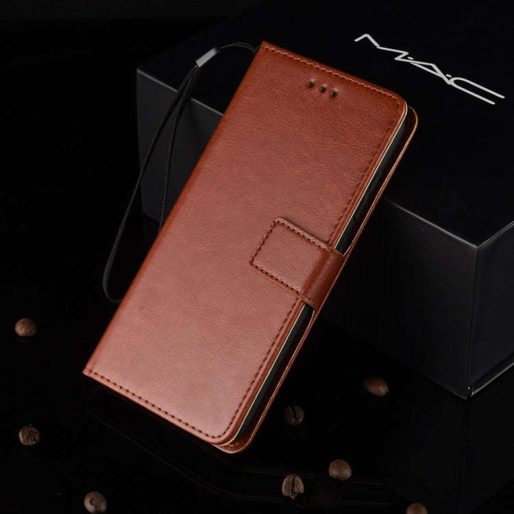 Retro Crazy Horse Texture Horizontal Flip Leather Case for Huawei Y6 (2019), with Holder & Card S...