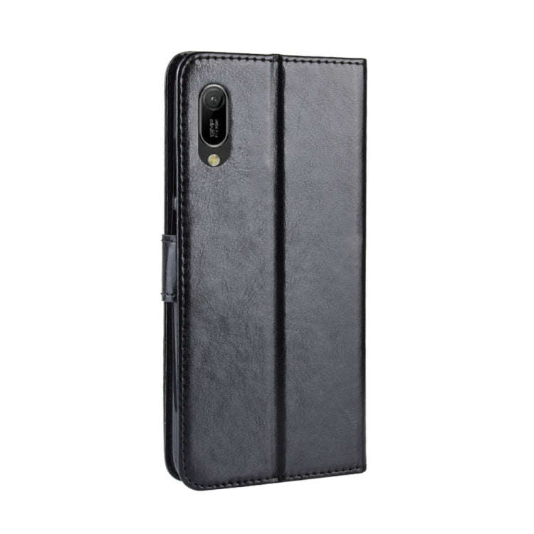 Retro Crazy Horse Texture Horizontal Flip Leather Case for Huawei Y6 Pro (2019), with Holder & Ca...