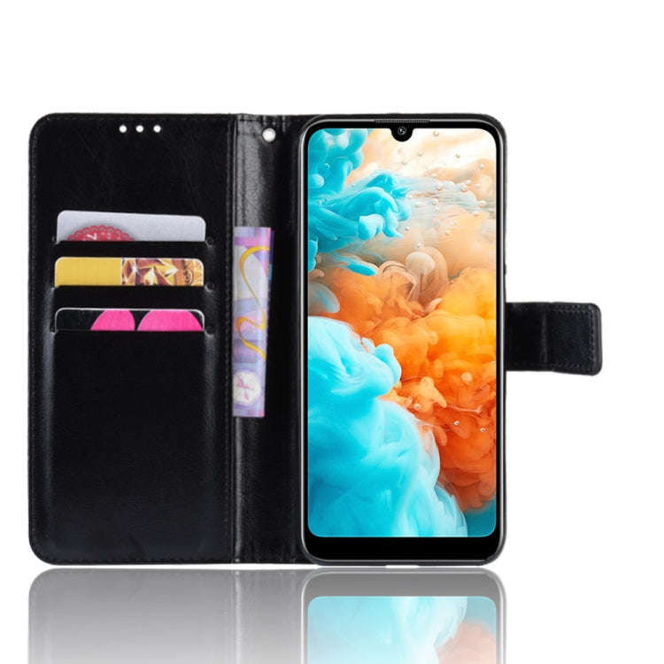 Retro Crazy Horse Texture Horizontal Flip Leather Case for Huawei Y6 Pro (2019), with Holder & Ca...