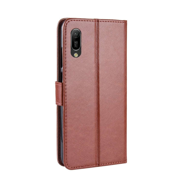 Retro Crazy Horse Texture Horizontal Flip Leather Case for Huawei Y6 Pro (2019), with Holder & Ca...