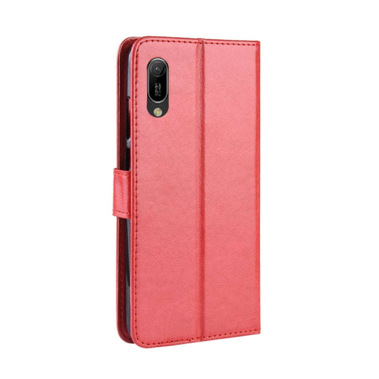 Retro Crazy Horse Texture Horizontal Flip Leather Case for Huawei Y6 Pro (2019), with Holder & Ca...