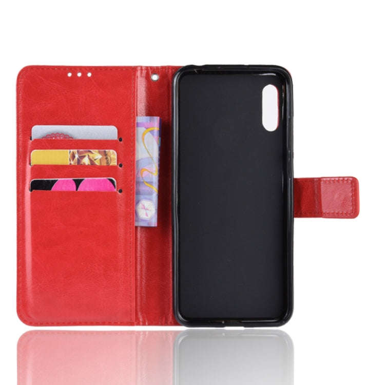 Retro Crazy Horse Texture Horizontal Flip Leather Case for Huawei Y6 Pro (2019), with Holder & Ca...