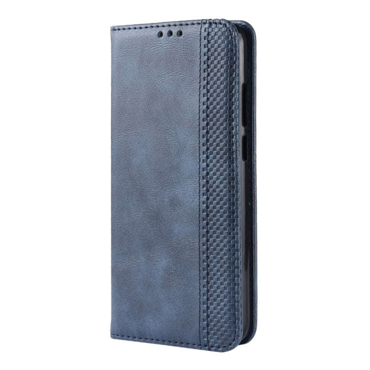 Magnetic Buckle Retro Crazy Horse Texture Horizontal Flip Leather Case for Huawei Y6 (2019), with...