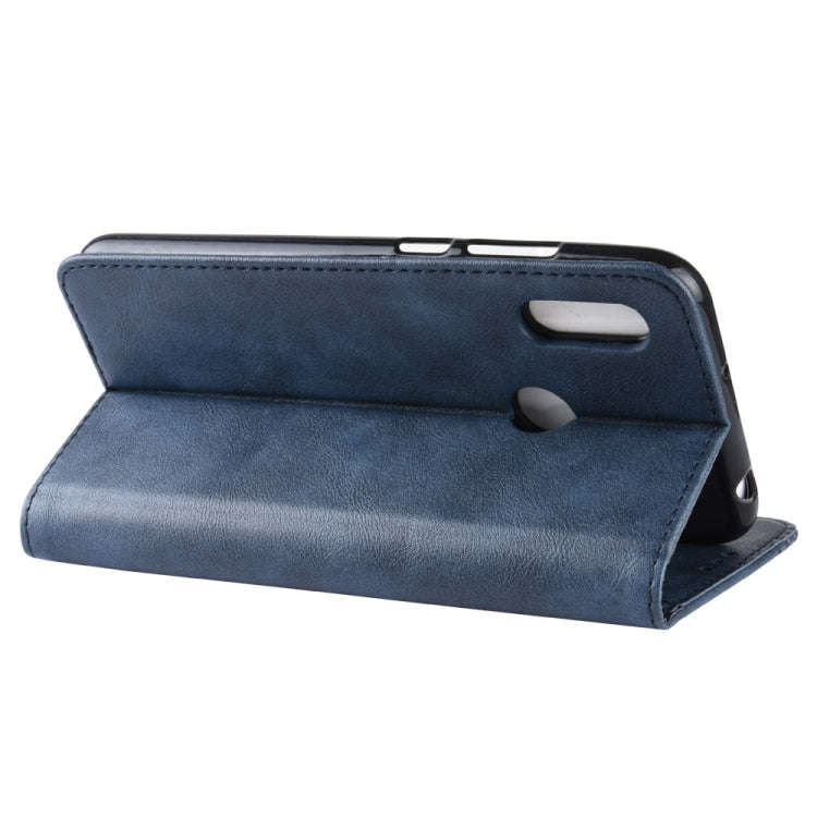 Magnetic Buckle Retro Crazy Horse Texture Horizontal Flip Leather Case for Huawei Y6 (2019), with...