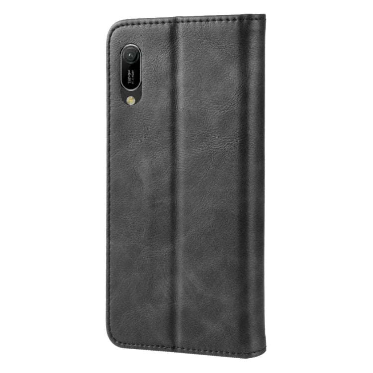 Magnetic Buckle Retro Crazy Horse Texture Horizontal Flip Leather Case for Huawei Y6 Pro (2019)  ...