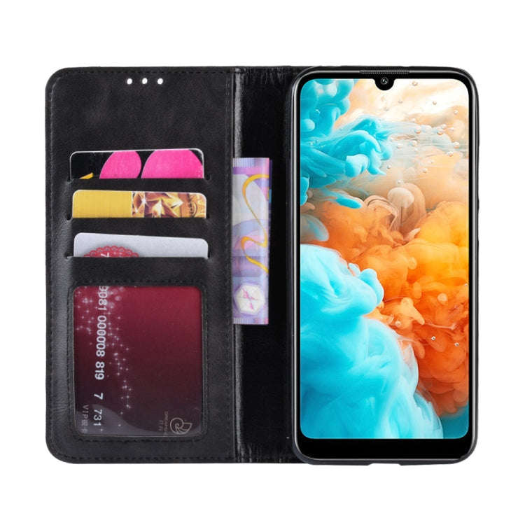 Magnetic Buckle Retro Crazy Horse Texture Horizontal Flip Leather Case for Huawei Y6 Pro (2019)  ...