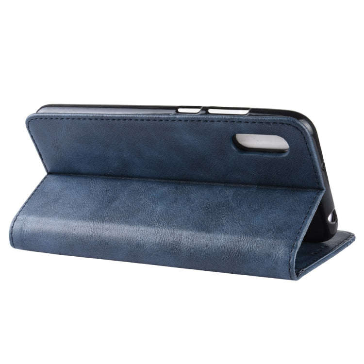 Magnetic Buckle Retro Crazy Horse Texture Horizontal Flip Leather Case for Huawei Y6 Pro (2019)  ...