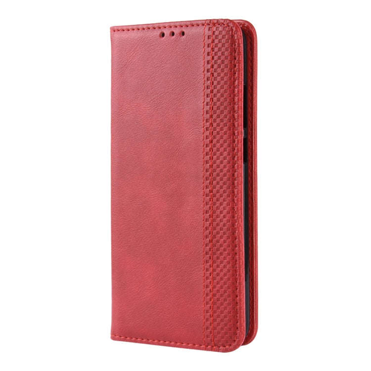 Magnetic Buckle Retro Crazy Horse Texture Horizontal Flip Leather Case for Huawei Y6 Pro (2019)  ...