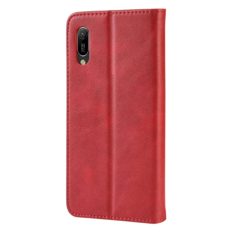 Magnetic Buckle Retro Crazy Horse Texture Horizontal Flip Leather Case for Huawei Y6 Pro (2019)  ...