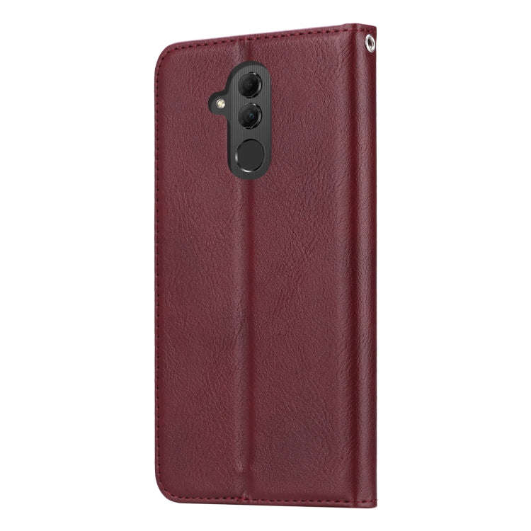 Knead Skin Texture Horizontal Flip Leather Case for Huawei Mate 20 Lite, with Photo Frame & Holde...