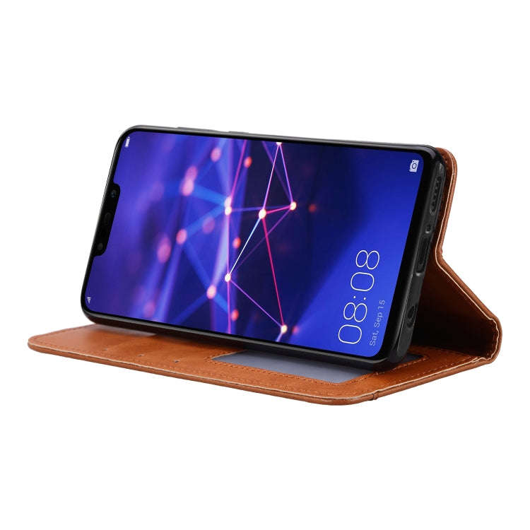 Knead Skin Texture Horizontal Flip Leather Case for Huawei Mate 20 Lite, with Photo Frame & Holde...