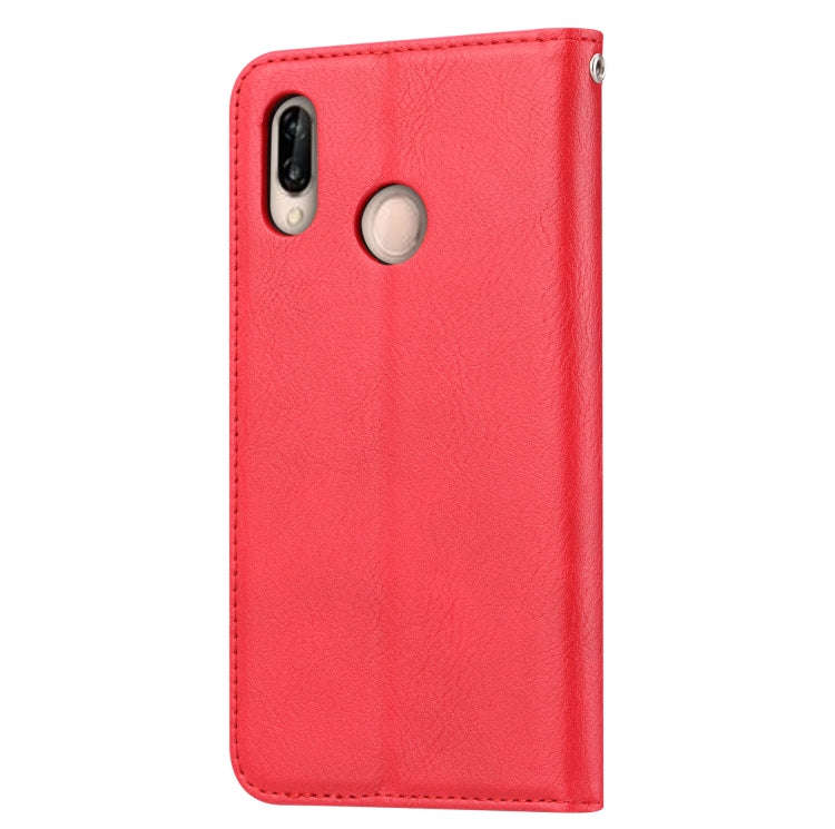 Knead Skin Texture Horizontal Flip Leather Case for Huawei Enjoy 9 Plus / Y9 2019, with Photo Fra...
