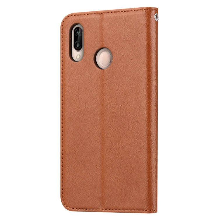 Knead Skin Texture Horizontal Flip Leather Case for Huawei Enjoy 9 Plus / Y9 2019, with Photo Fra...