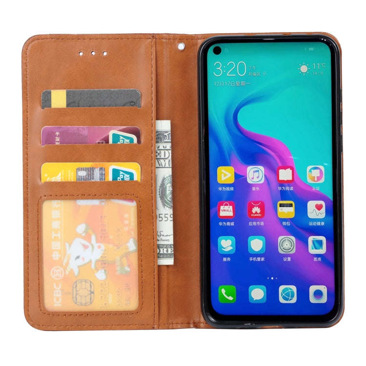 Knead Skin Texture Horizontal Flip Leather Case for Huawei nova 4, with Photo Frame & Holder & Ca...
