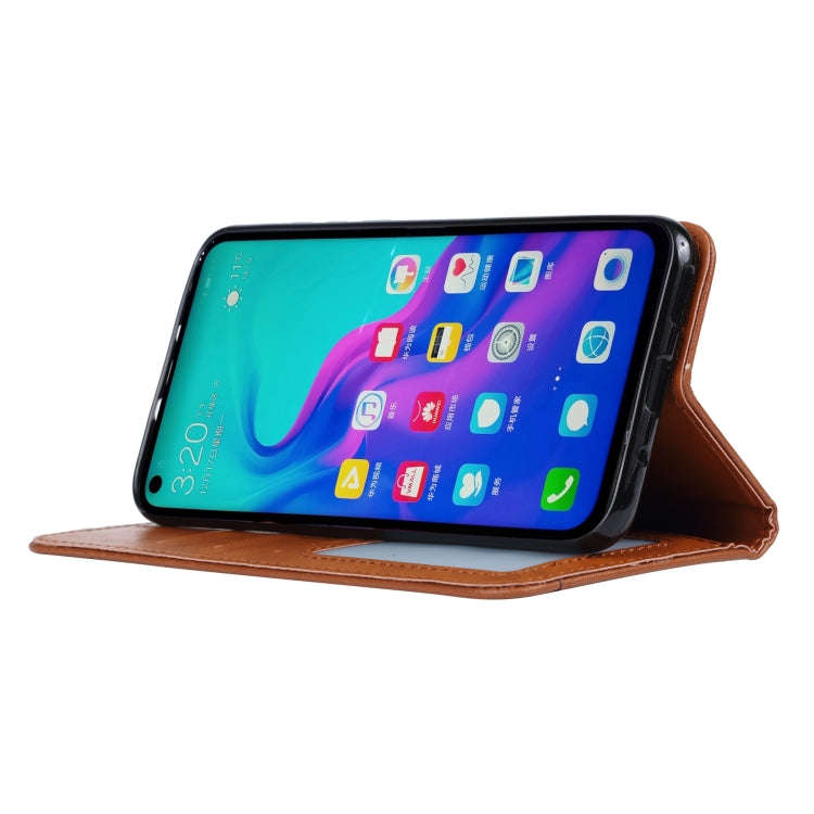 Knead Skin Texture Horizontal Flip Leather Case for Huawei nova 4, with Photo Frame & Holder & Ca...