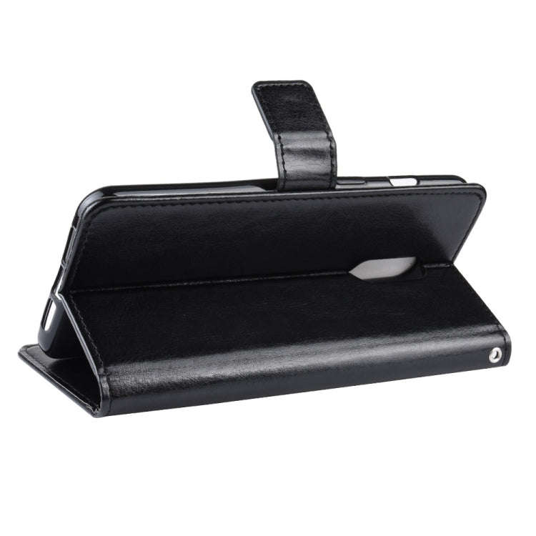 Retro Crazy Horse Texture Horizontal Flip Leather Case for OnePlus 7, with Holder & Card Slots & ...