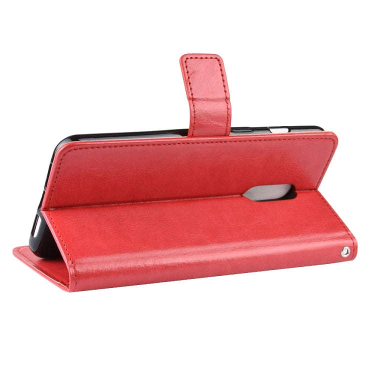 Retro Crazy Horse Texture Horizontal Flip Leather Case for OnePlus 7, with Holder & Card Slots & ...