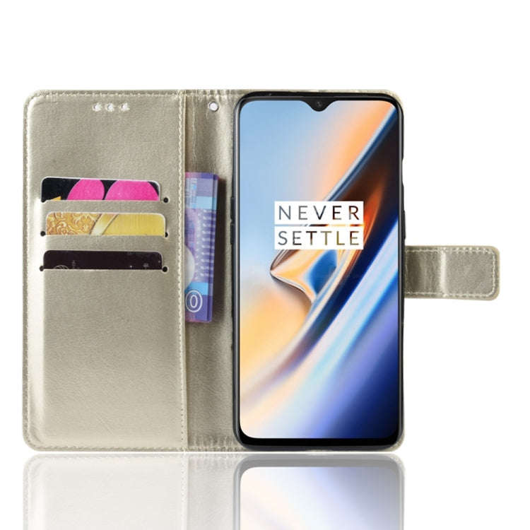 Retro Crazy Horse Texture Horizontal Flip Leather Case for OnePlus 7, with Holder & Card Slots & ...