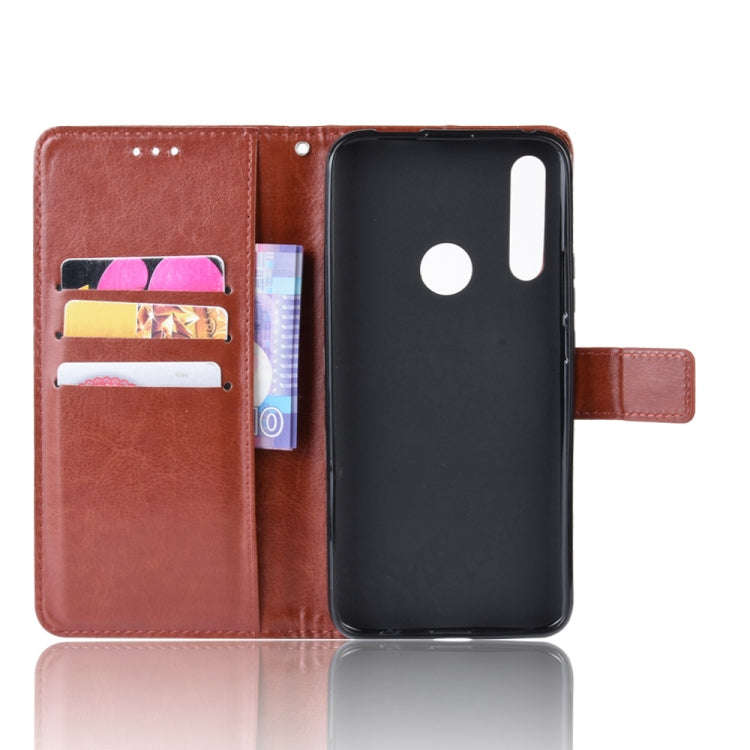 Retro Crazy Horse Texture Horizontal Flip Leather Case for Huawei P Smart Z / Y9 Prime (2019), wi...