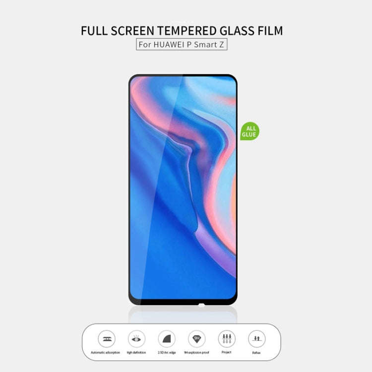 PINWUYOU 9H 2.5D Full Screen Tempered Glass Film for Huawei P Smart Z