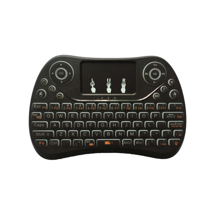 I8 Max 2.4GHz Mini Wireless Keyboard with Touchpad Rechargeable Fly Air Mouse Smart Game 7-color ...