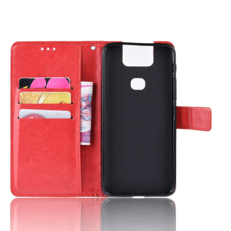 Retro Crazy Horse Texture Horizontal Flip Leather Case for Asus Zenfone 6 ZS630KL, with Holder & ...