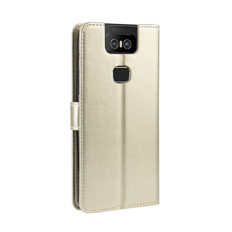 Retro Crazy Horse Texture Horizontal Flip Leather Case for Asus Zenfone 6 ZS630KL, with Holder & ...