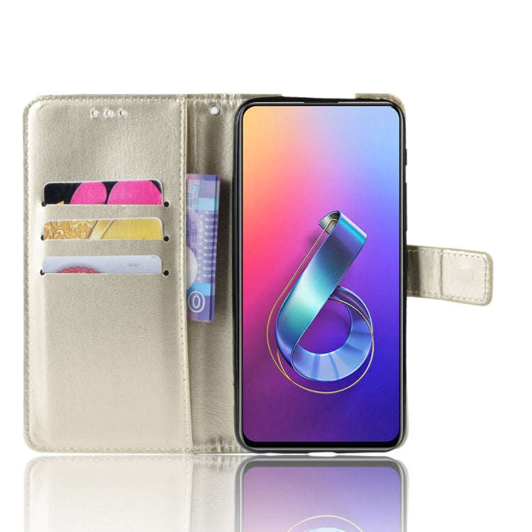 Retro Crazy Horse Texture Horizontal Flip Leather Case for Asus Zenfone 6 ZS630KL, with Holder & ...