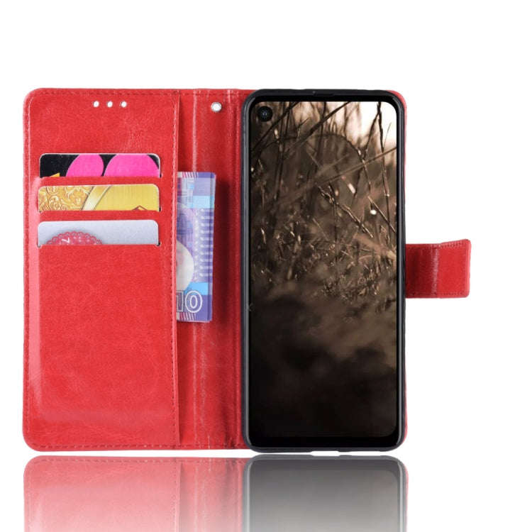 Retro Crazy Horse Texture Horizontal Flip Leather Case for Motorola MOTO One Vision, with Holder ...