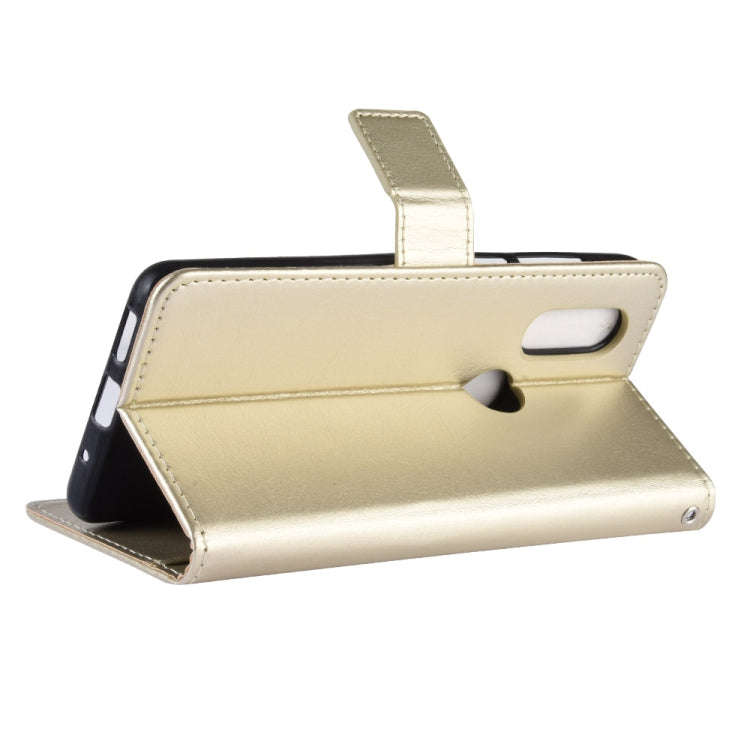 Retro Crazy Horse Texture Horizontal Flip Leather Case for Motorola MOTO One Vision, with Holder ...