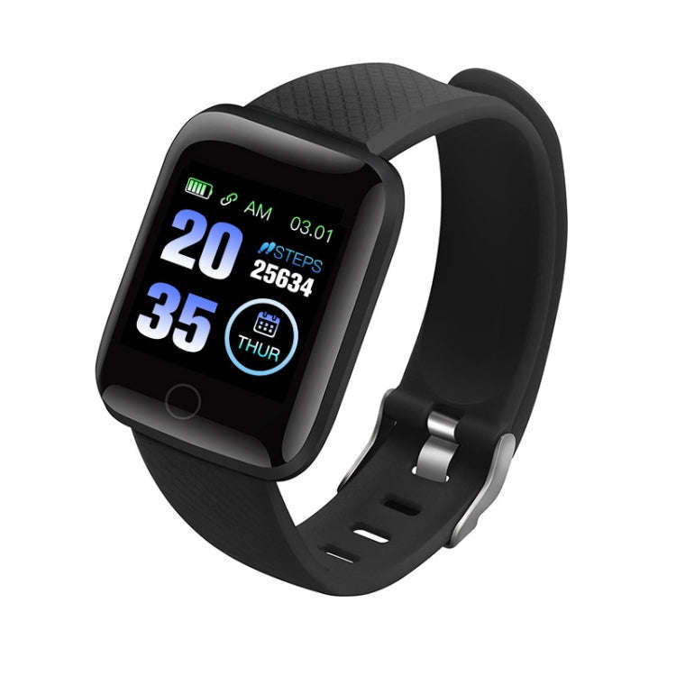116plus 1.3 inch Color Screen Smart Bracelet IP67 Waterproof, Support Call Reminder/ Heart Rate M...