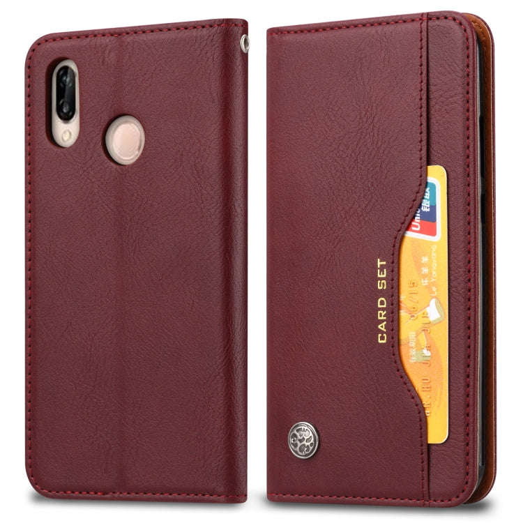 Knead Skin Texture Horizontal Flip Leather Case for Huawei Y6 (2019) / Y6 Pro2019/ Enjoy 9e...