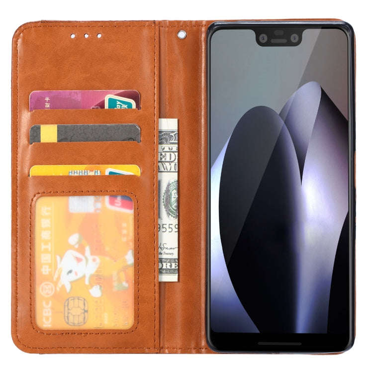 Knead Skin Texture Horizontal Flip Leather Case for Google Pixel 3a, with Photo Frame & Holder & ...