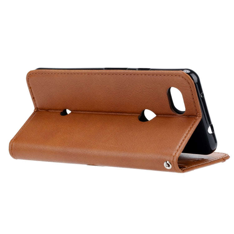 Knead Skin Texture Horizontal Flip Leather Case for Google Pixel 3a, with Photo Frame & Holder & ...
