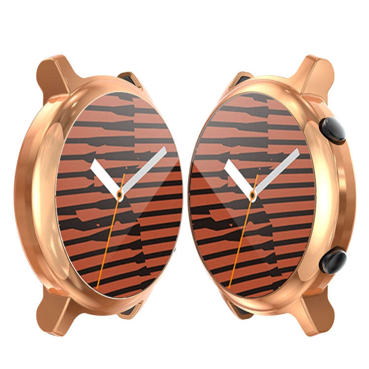 For Huawei GT2 42MM Plating TPU All-inclusive Protective Shell(Rose gold)